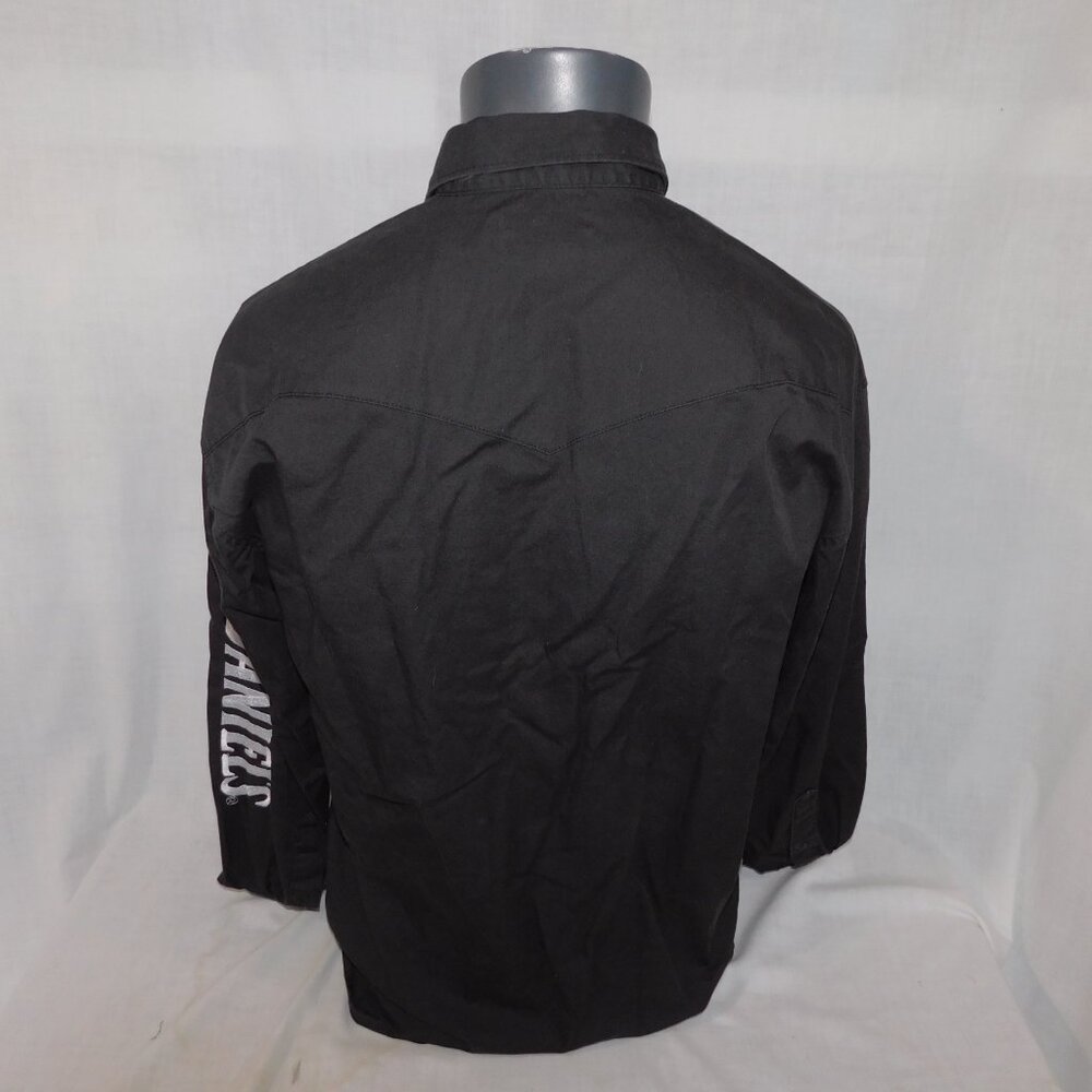 Wrangler Jack Daniel's Men's M Black Embroidered Western Rodeo Long Sleeve shirt - Picture 7 of 7